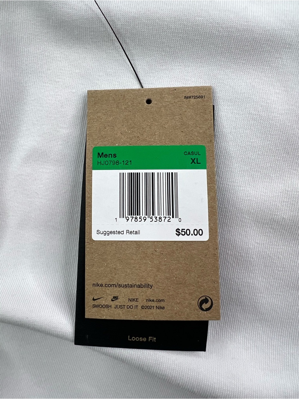 NIKE ACG SUMMIT WHITE ORANGE MAX90 T-SHIRT LOOSE FIT - Picture 8 of 8